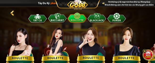Sảnh Casino Live có nhiều trò chơi hấp dẫn