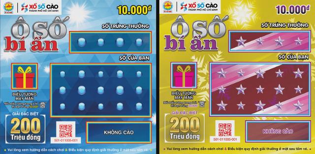 Vé số cào được phát hành ra thị trường theo 2 hình thức