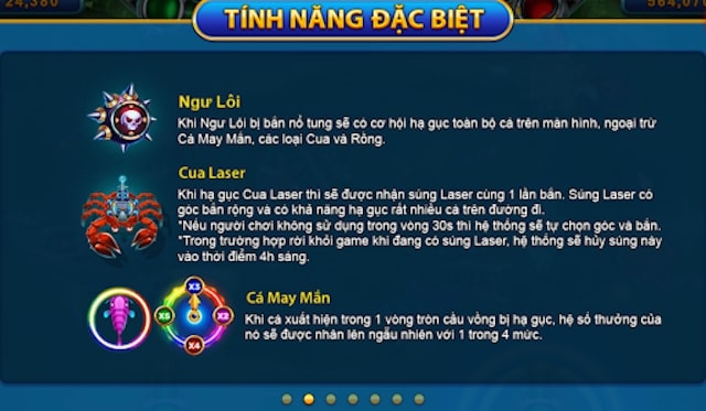 Hướng dẫn chơi bắn cá Go88: Sử dụng tính năng