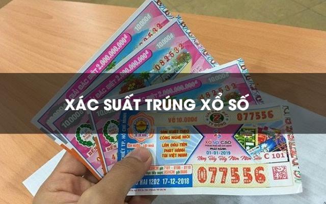 Xác suất trúng vé số rất thấp